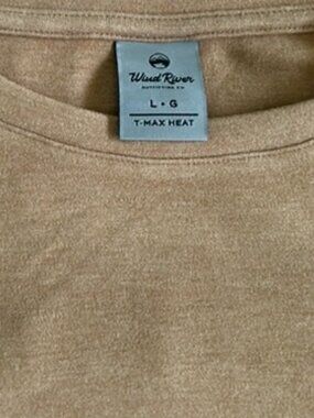 WindRiver Long Sleeve Knit Top | Camel Heather | Size L
